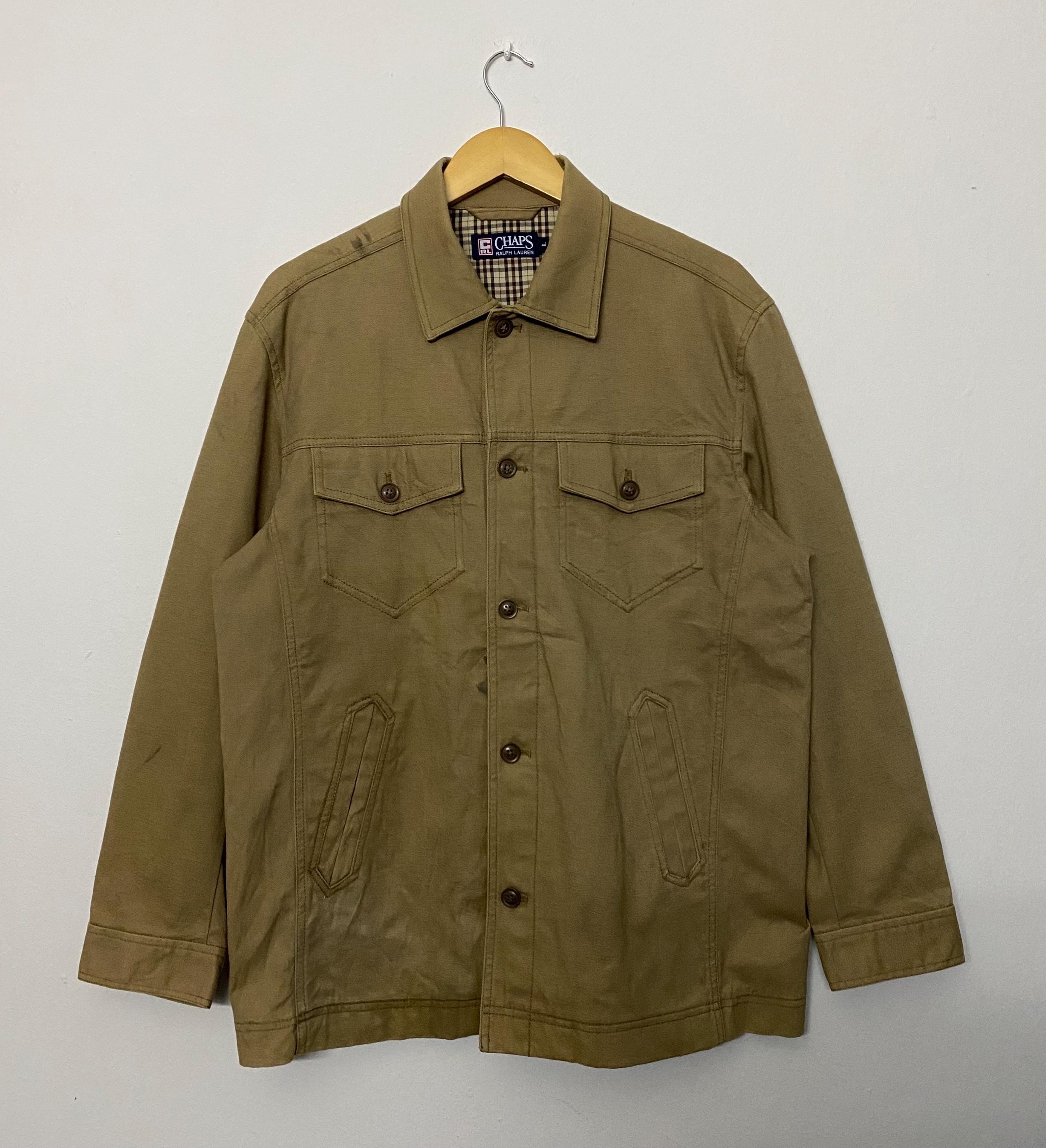 Vintage Chaps Ralph Lauren Harrington Jacket – Brown Canvas