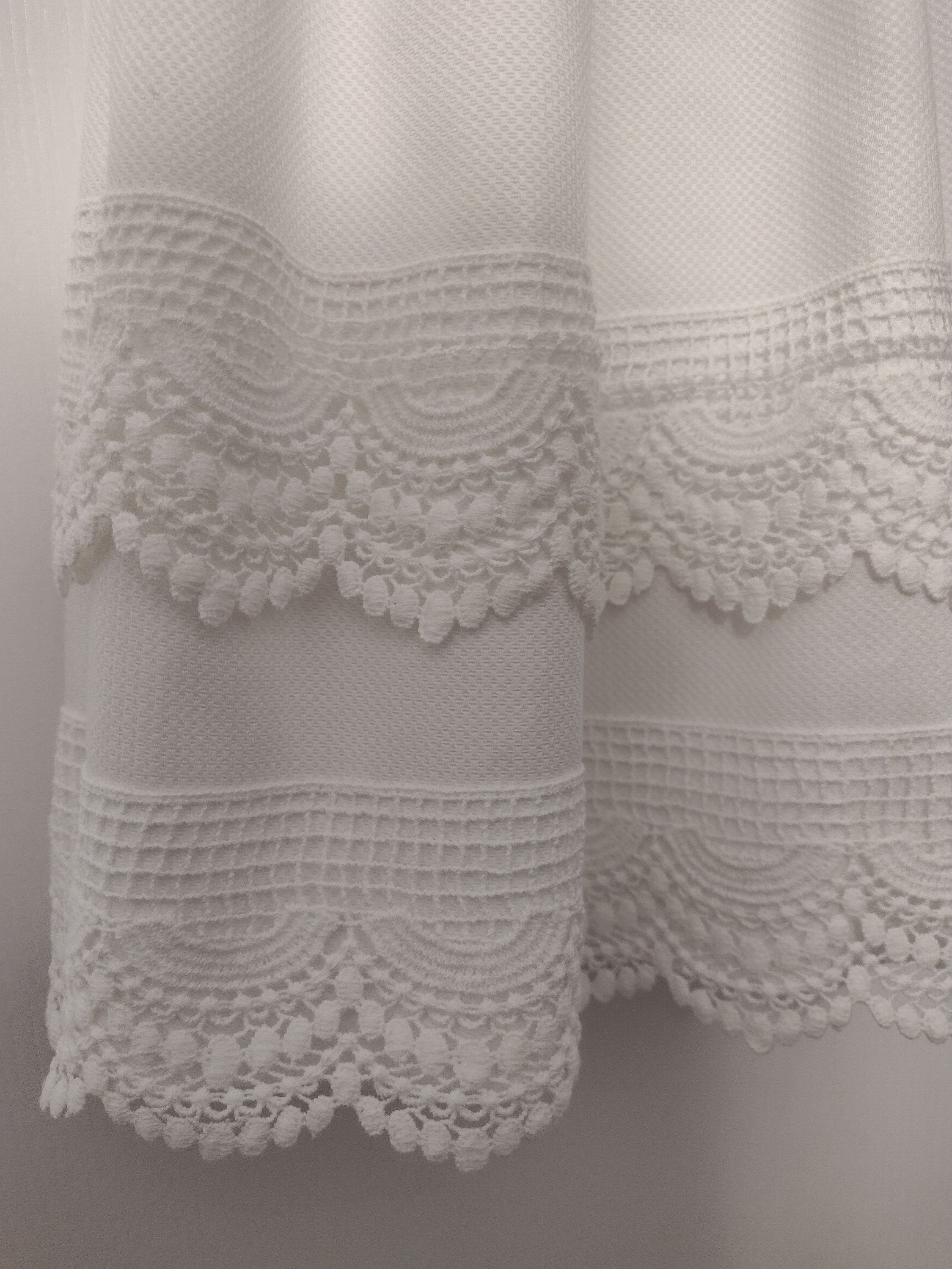 Phoebe Gown, Lace Christening, Lace Baptism Dress, Baby Blessing Gown, Pique Gown, Baby Girl Gown, White Dress, Cotton Lace Gown, Handmade Heirloom