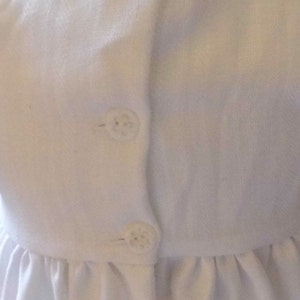 Sierra White Linen and Lace Christening Gown Christening - Etsy