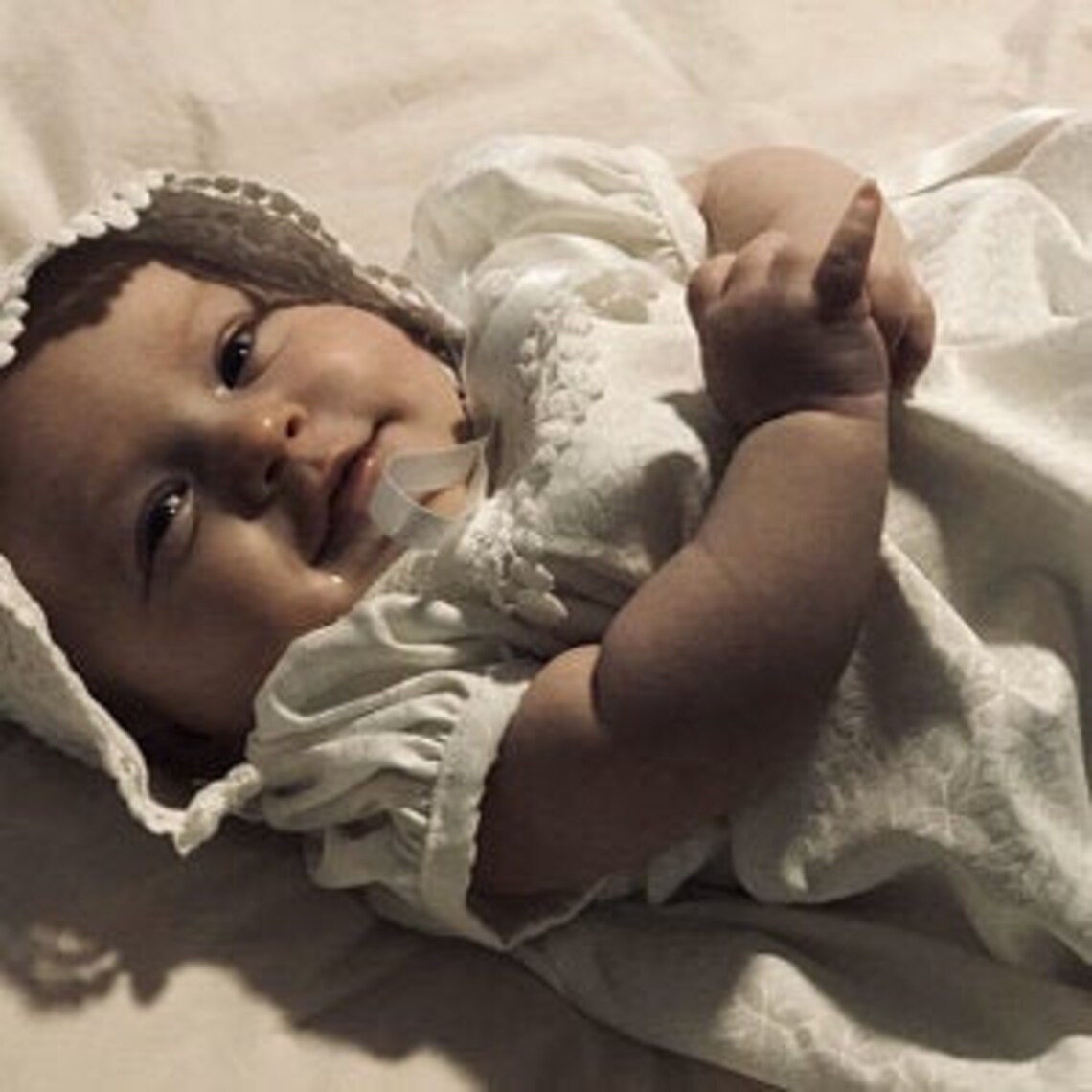 Zara gown lace christening lace baptism dressbaby blessing Etsy