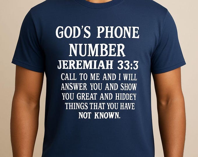 God's phone number, Jeremiah 33:3