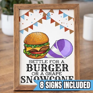 Letreros de comida y bebida de Chattatwochee – Decoración para fiesta de cumpleaños campestre – Letreros para fiesta de segundo cumpleaños con temática de Way Down Yonder – Descarga digital imprimible