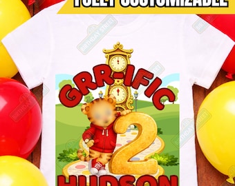 Custom Tiger Birthday T-Shirt