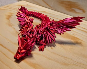 Upto 50cm Crystal Dragon with wings