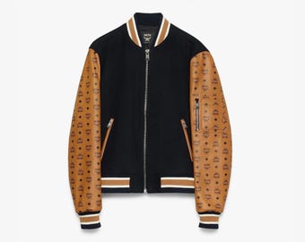 Mcm letterman jacket hot sale