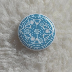Elf Mage Spell Circle Mini Pinback Button - 1 Inch