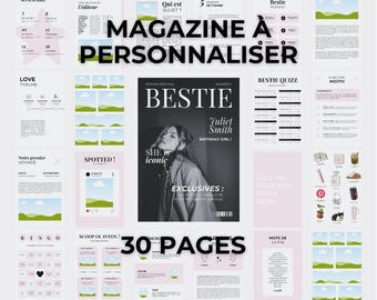 Modèle de magazine à personnaliser - BFF Edition - 30 pages