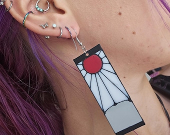 Hanafuda Earrings - Anime