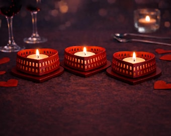 VØID Lovelight - Romantic Dinner LED Candle Holder & Petals - Single Holder