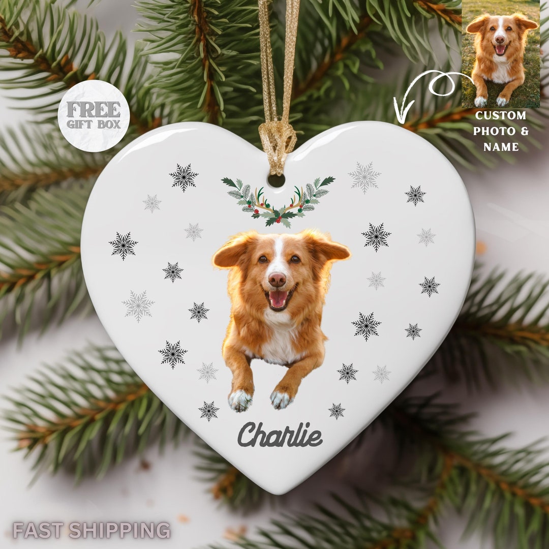 Personalized Pet Ornament Custom Dog Christmas Ornament Pet Ornament ...