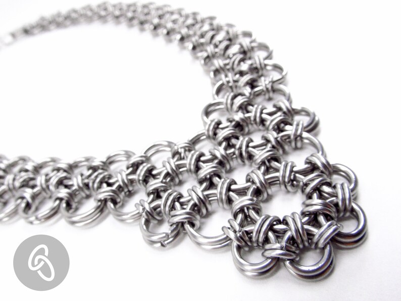 Japanese Chainmaille Wild Necklace