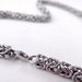 Chainmaille Necklace, Byzantine Pattern, Waterproof Stainless Steel ...