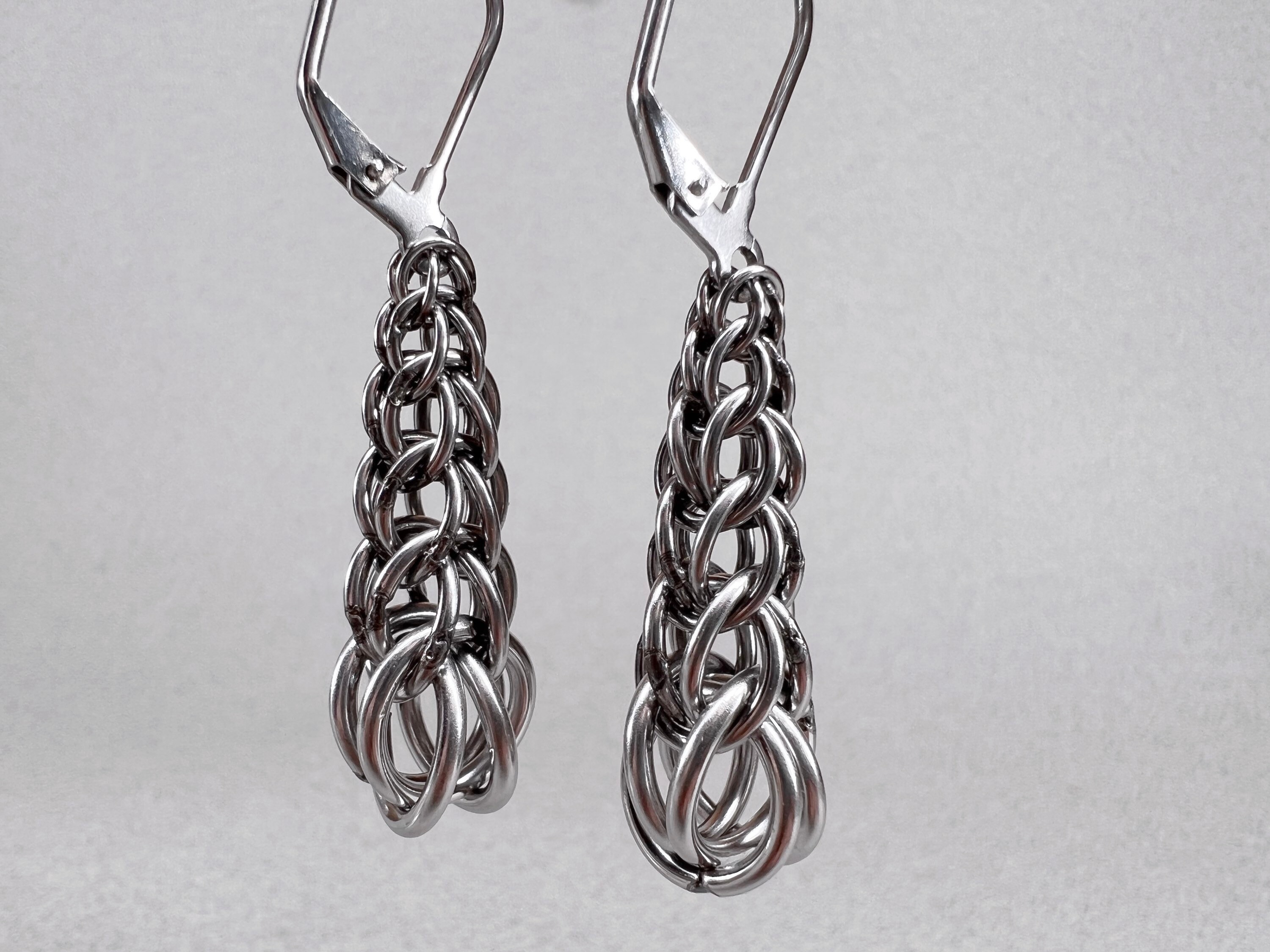 関税/送料込み【BELLGIO】アイスプラグペンダン&ロープチェーン ChainmailleByBim - Etsy
