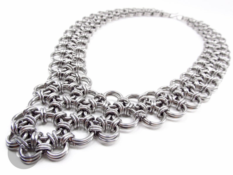 Japanese Chainmaille Wild Necklace