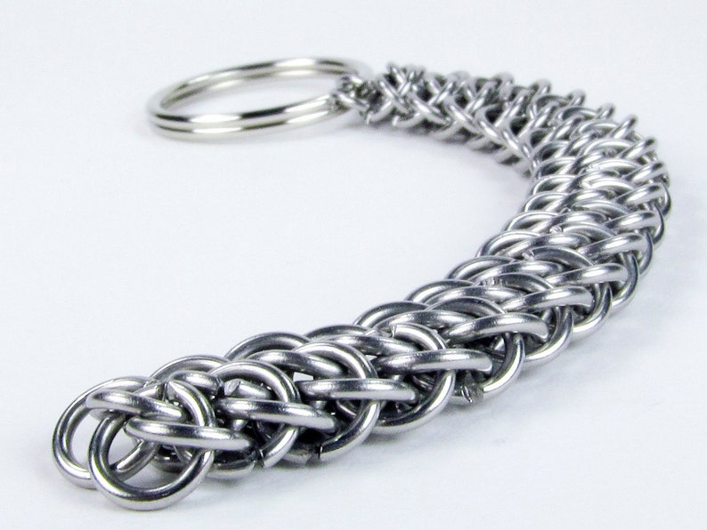 Chainmaille Keychain GSG Pattern Etsy