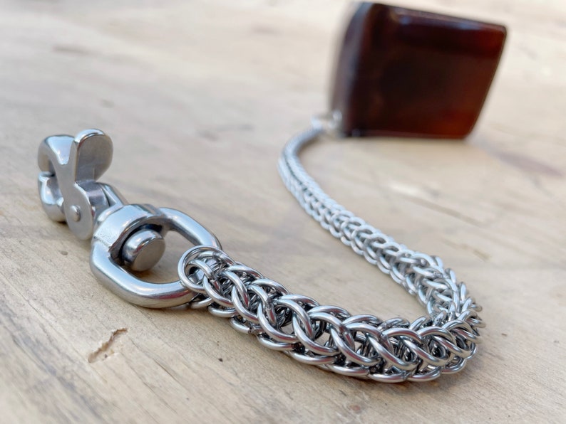 Welded-Link Full Persian - Chainmaille Wallet Chain - Graduated Welded-Link Full Persian - Chainmaille Wallet Chain - Graduated