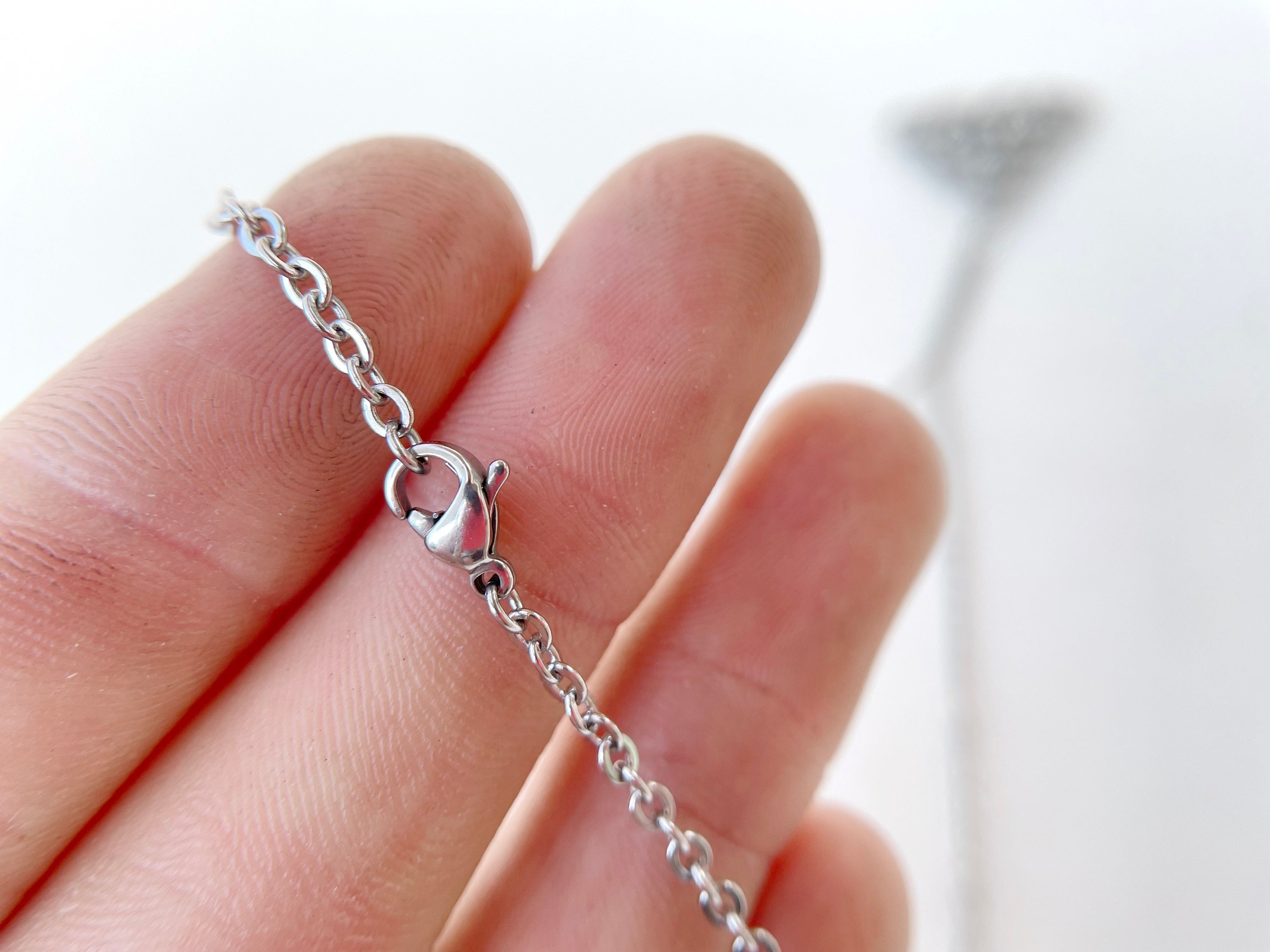 関税・送料込 SM6UQ0104P837 1MM6 チェーンリンク リング Triangle Pendant - Welded-link - Japanese Chainmaille - Etsy