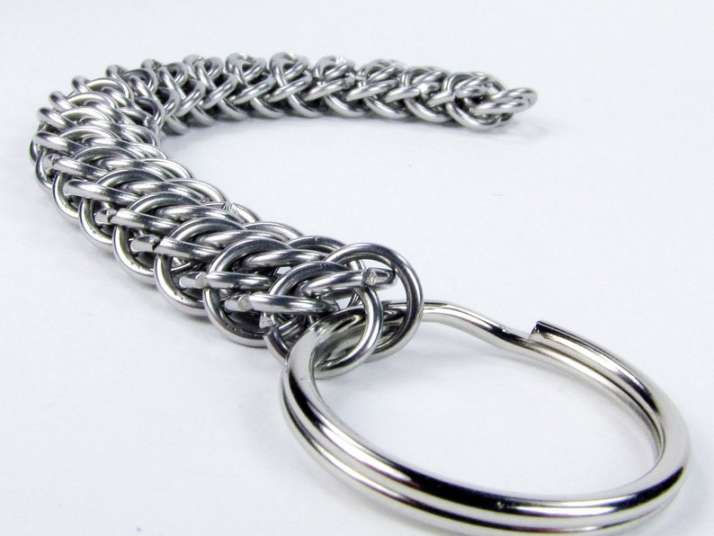 Chainmaille Keychain GSG Pattern Etsy