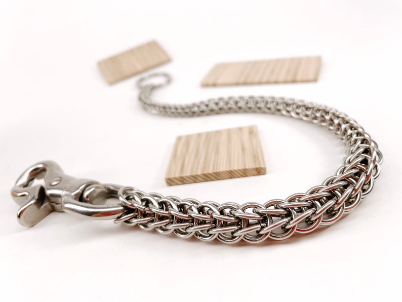 Full Persian Chainmaille Wallet Chain Graduated Thick to Etsy