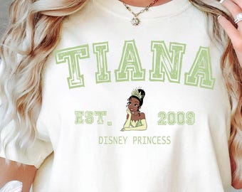 Disney Princess Tiana Shirt, Disney Vacation Shirt, Girl Shirt, Disney Matching Shirt, Princess Fun Gift, Disneyworld shirt