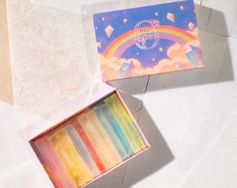 2 x Boxes of Rainbow Prism Kohakutou (Japanese Crystal Candy)