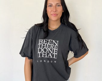 Vintage T-Shirt | LONDON Europe Tourist Graphic Tee Top Tee Pullover Black 90’s | Size M/L