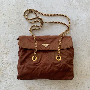 Prada tessuto chain bag online
