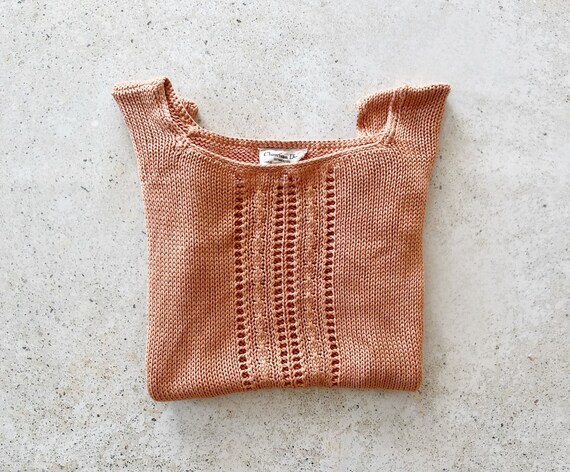 Vintage Sweater | DIOR Woven Knit Silk Pullover T… - image 3