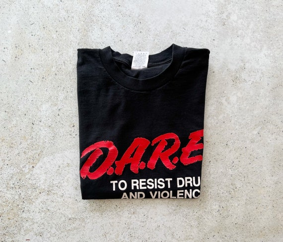 DARE Graphic Tee Top Shirt Pullover | Etsy