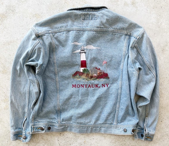 Vintage Jacket | MONTAUK NY Beach Coastal Nautica… - image 2