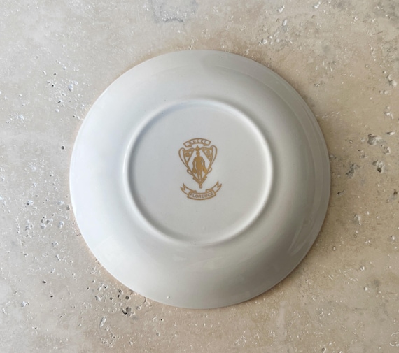 Vintage Dish | GUCCI Flora Floral Trinket Dish Plate Tray 80s Home