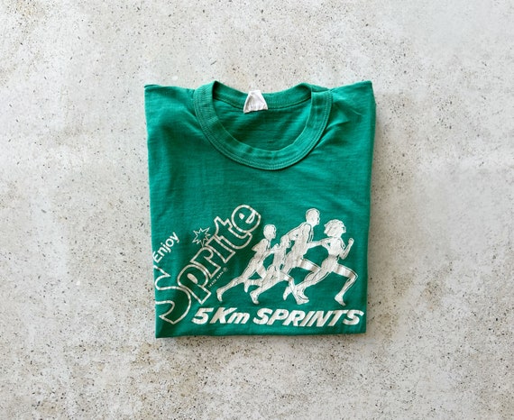 Vintage T-Shirt | Sprite Marathon Running Graphic… - image 1