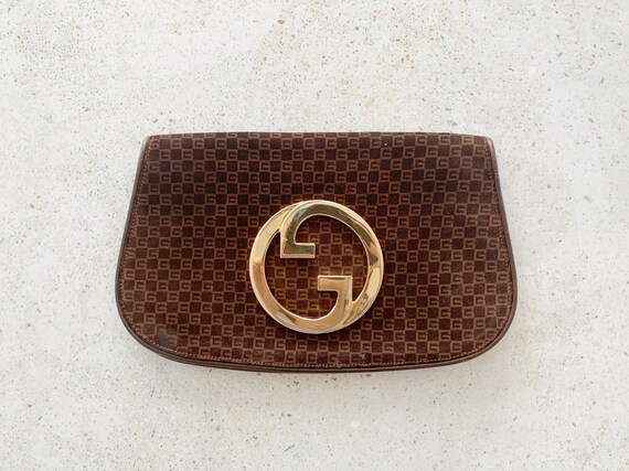 Vintage Bag | GUCCI 70's Blondie Logo Monogram GG