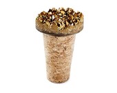 Gold Druzy Wine Stopper