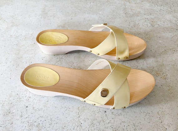 Vintage Shoes | GUCCI Clogs Mules Slides Sandals … - image 3
