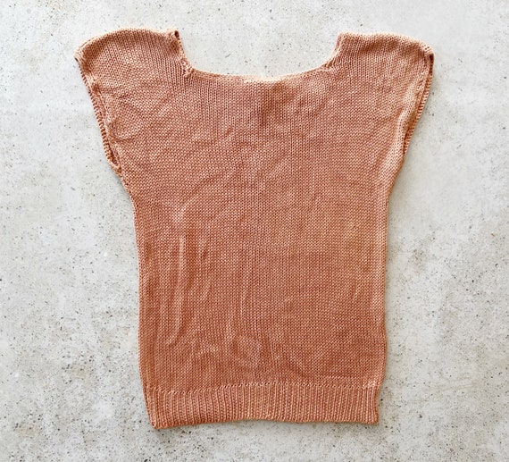 Vintage Sweater | DIOR Woven Knit Silk Pullover T… - image 7