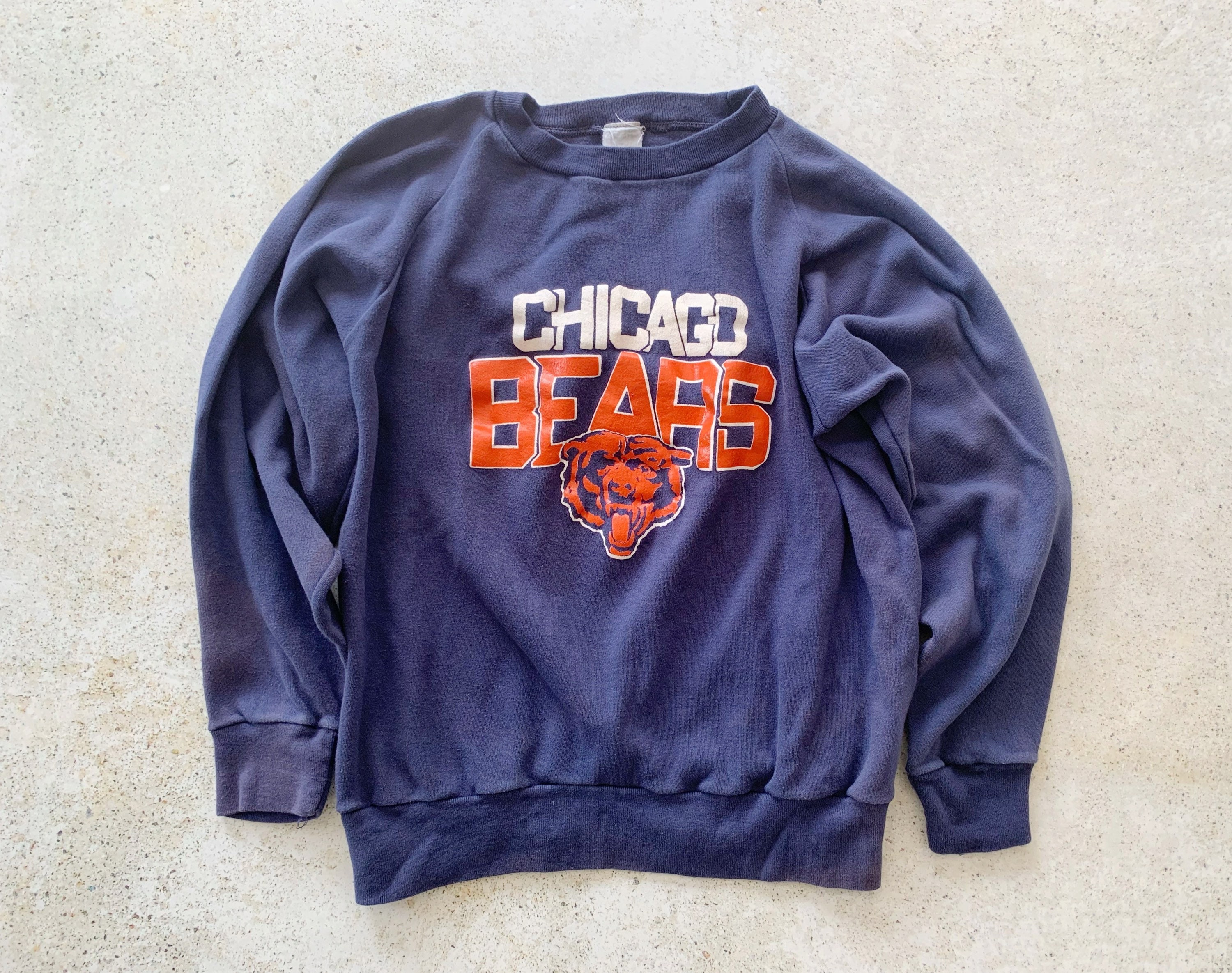 Vintage Sweatshirt CHICAGO BEARS Pullover Football 80s Sweatshirt