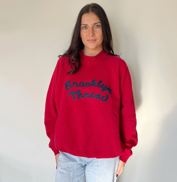 Vintage Sweatshirt | BROOKLYNTHREAD Raglan Pullover Sweatshirt 