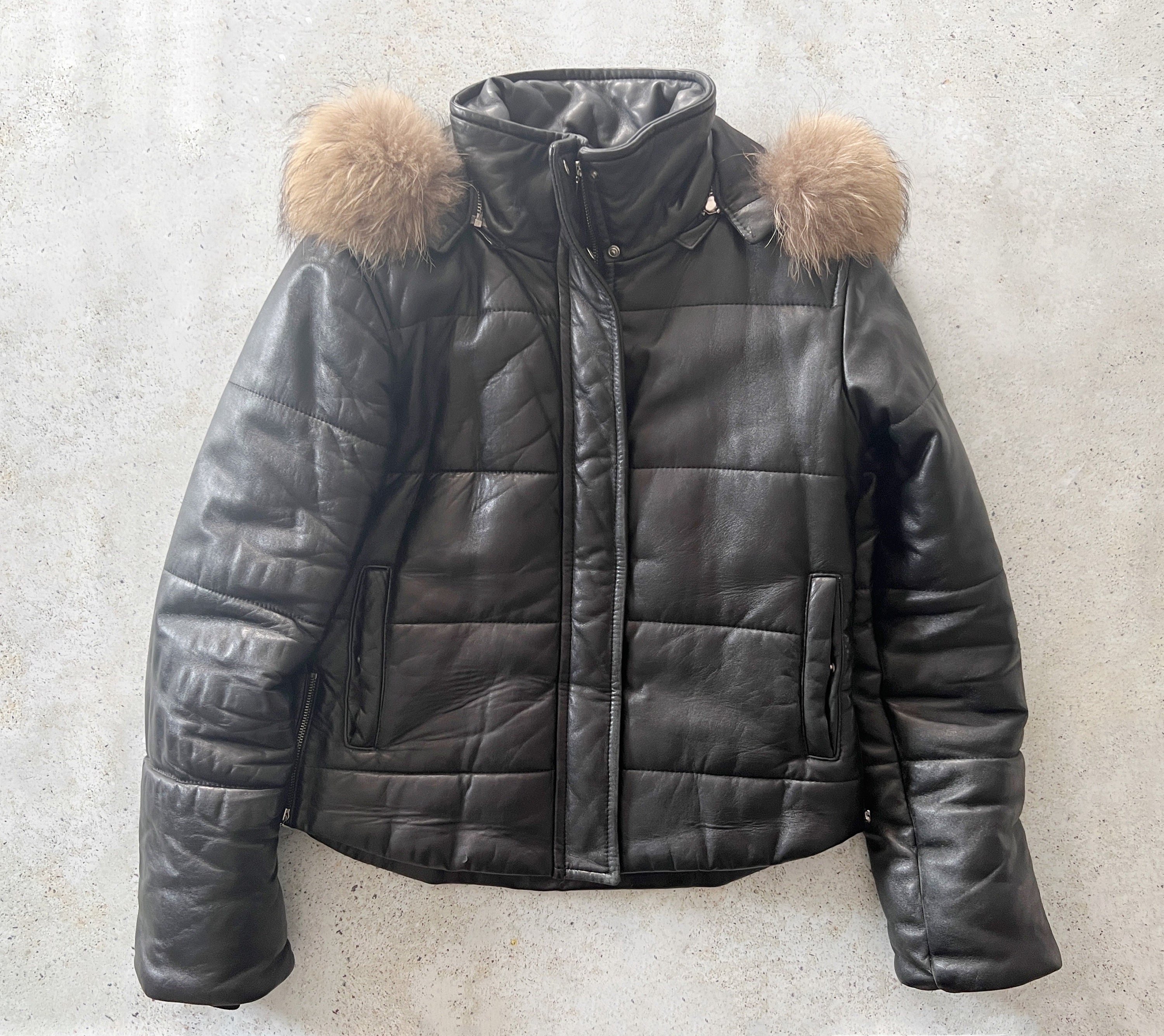 Vintage Jacket | GUCCI Leather Puffer Bomber Jacket Coat Vintage Jacket | GUCCI Leather Puffer Bomber Jacket Coat
