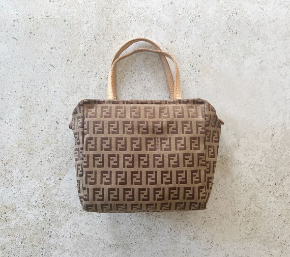 Vintage FENDI Zucca FF Logo Crossbody Bag Handbag | eBay