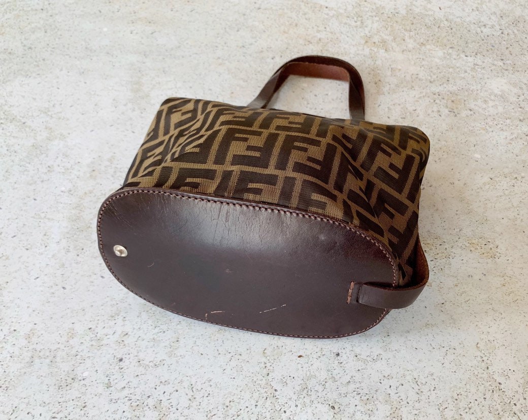 Vintage Bag | FENDI Zucca FF Monogram Mini Tote Bag Purse