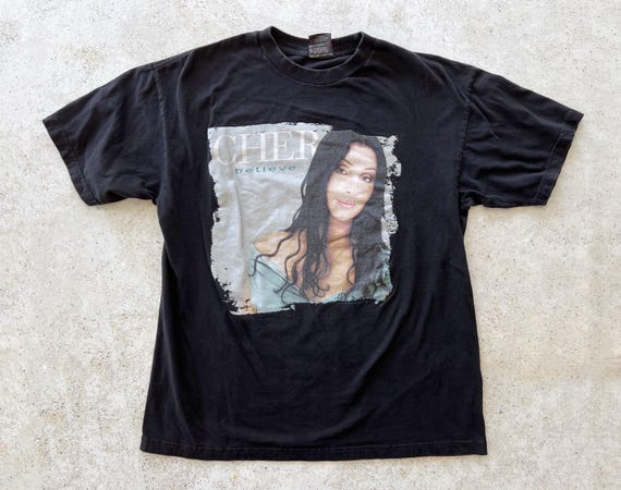 トップス 90s tour CHER MUSIC T-shirt / size/ L Vintage 1990 Cher Heart of Stone Concert Tour T Shirt - Etsy
