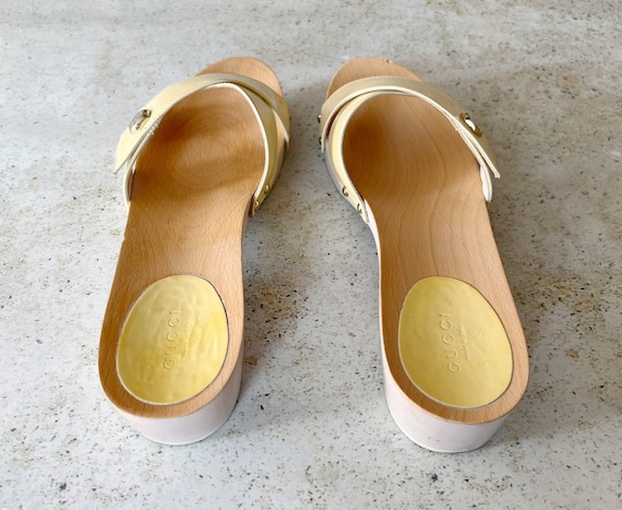 Vintage Shoes | GUCCI Clogs Mules Slides Sandals … - image 7