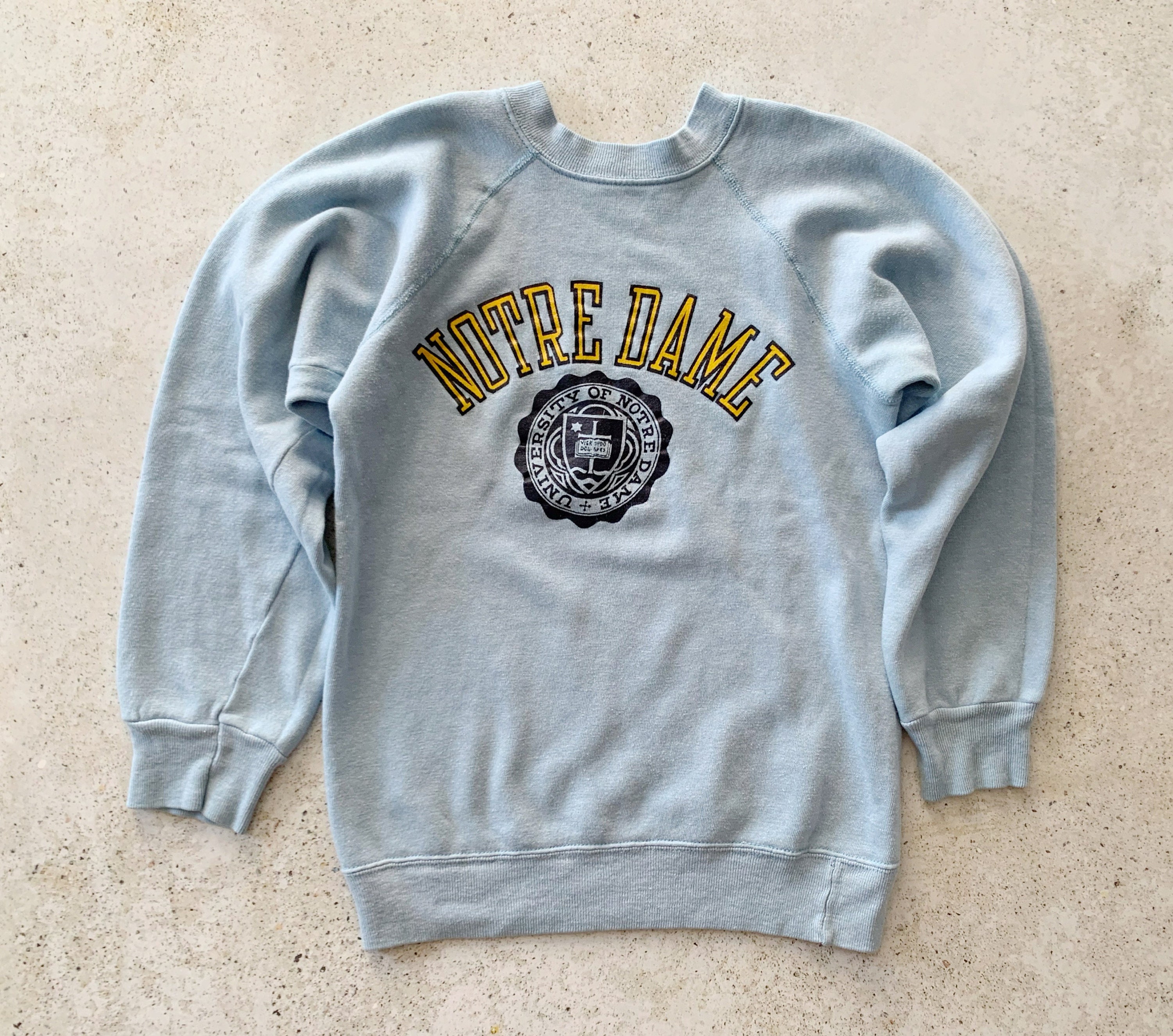 Vintage Sweatshirt | NOTRE DAME University College 80’s Raglan Pullover ...