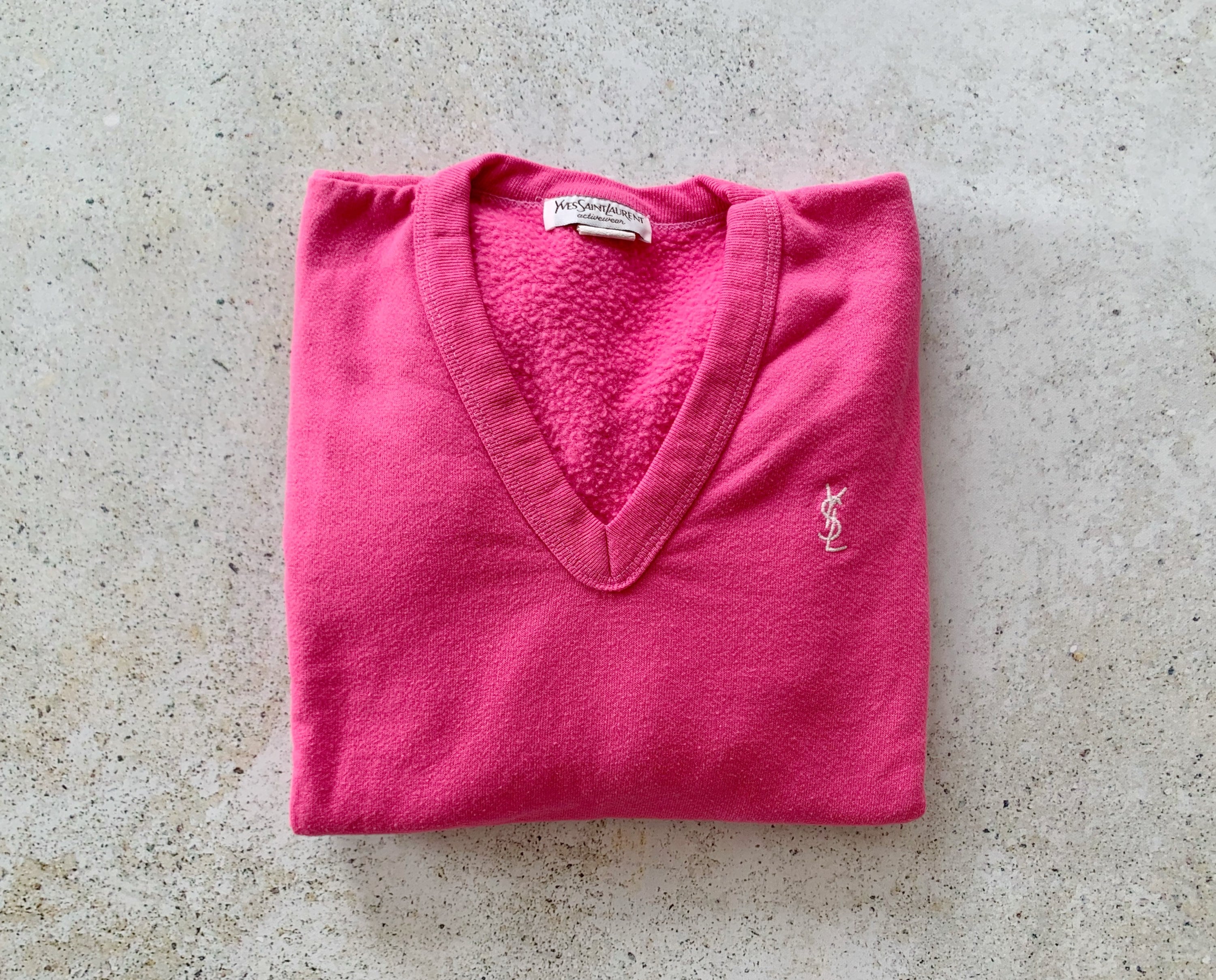 Pink top ysl sweatshirt