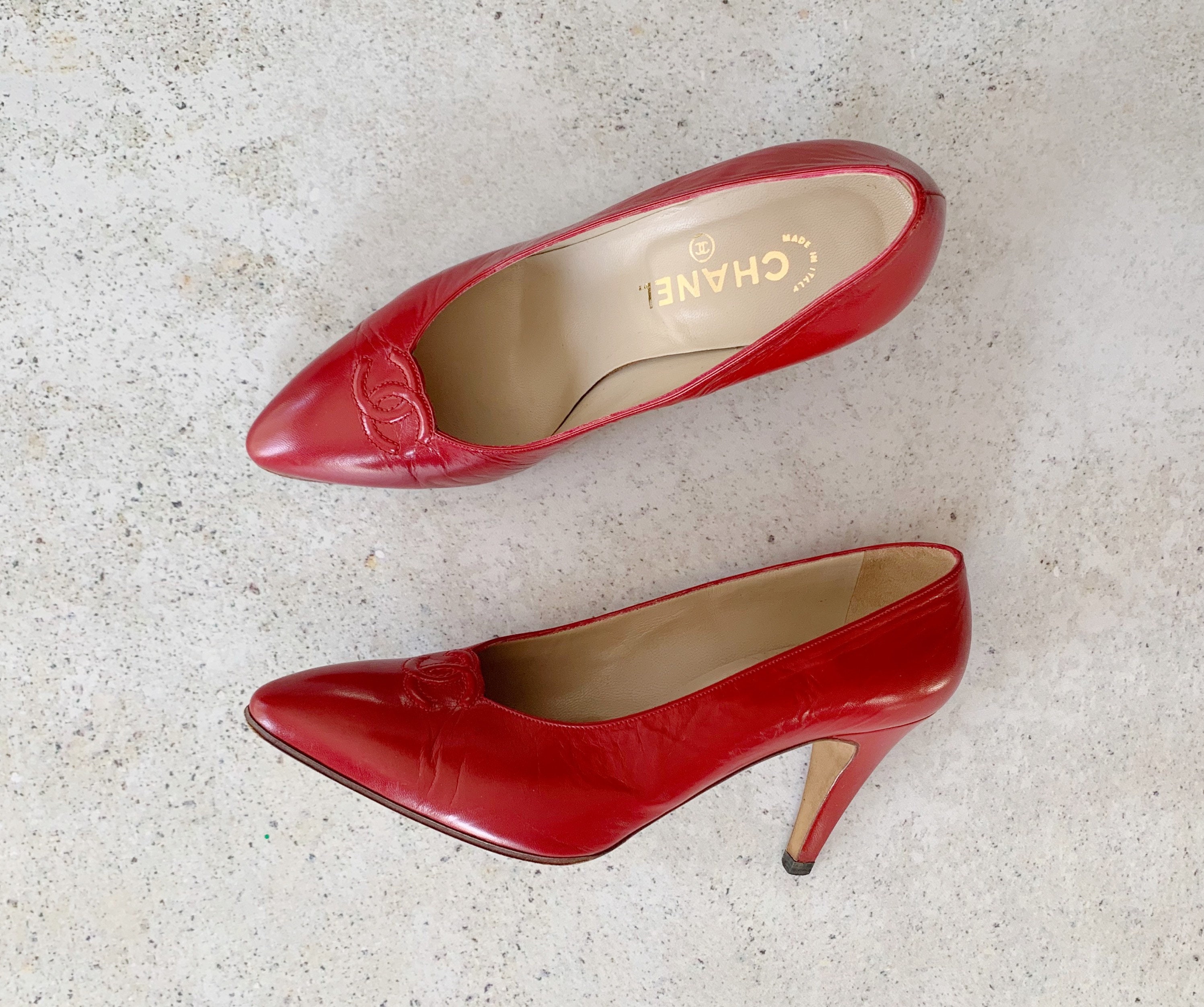 Buy Vintage Shoes CHANEL Logo Monogram Heels Pumps Shoes Classic Online in India - Etsy Buy Vintage Shoes CHANEL Logo Monogram Heels Pumps Shoes Classic Online in India - Etsy