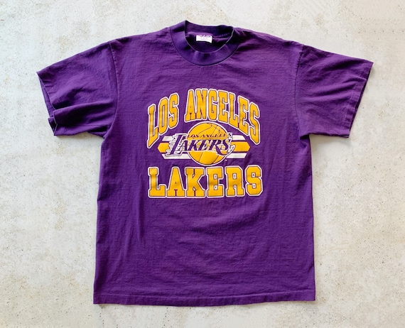 la lakers t shirt purple