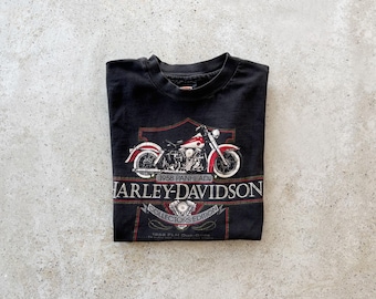 Vintage 1982 Harley Davidson Jack Daniels Graphic T-shirt