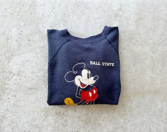 Vintage Sweatshirt | MICKEY MOUSE Disney 70’s Sweatshirt Men’s Women’s Unisex | Size M