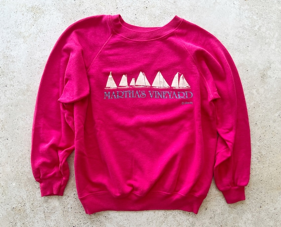 Vintage Sweatshirt | MARTHA’S VINEYARD Raglan Pul… - image 2
